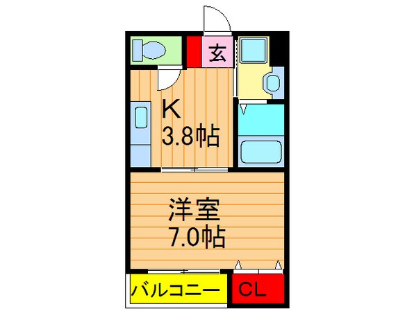 ＰＡＬ ＣＯＵＲＴ片鉾本町の物件間取画像